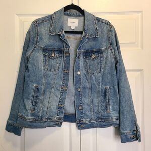 Denim Jacket by Old Navy Classic Blue Large